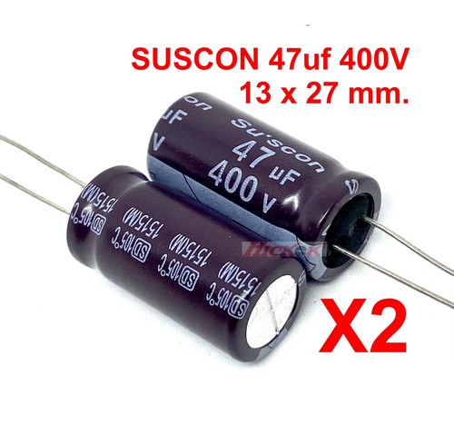 X2 47uf 400V condensador electrolítico 13 X 27 mm SUSCON Nipon | eBay