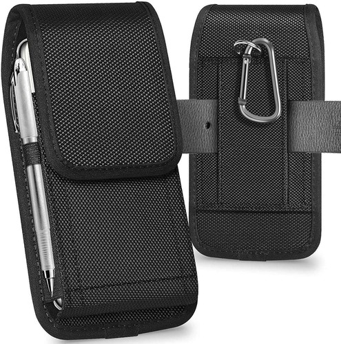 2in1 Universal Gürtel Haken Etui Holster Tasche Nylon für alle Handyhülle Cover - Bild 18 von 18