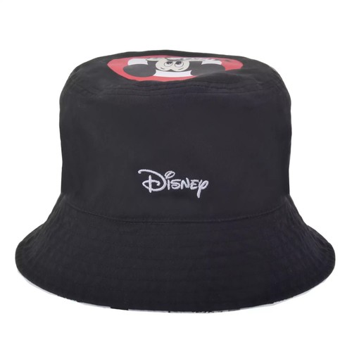 Disney store japan Mickey mouse Hat Reversible Top Print 58 black - Picture 1 of 7