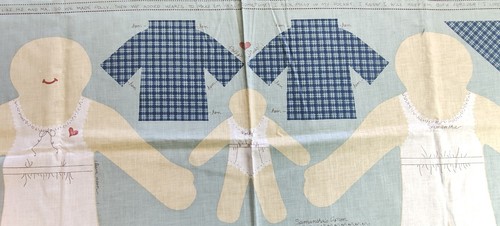 Cut n Sew Fabric Panel Dolls Samantha & Polly Dolls Joan Kessler 18" 8" Vintage - Picture 3 of 11
