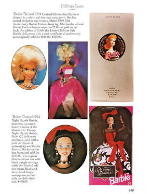 1994 NIGHT DAZZLE BARBIE Doll Character Toy Action Figure Pin-Up PRINT AD ART