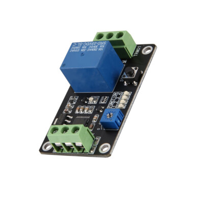 DC 5V/12V/24V TRM01 Time Delay Relay Module Self-Locking Delay Switch Module