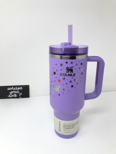 Stanley x Olivia Rodrigo Flowstate Quencher 40oz Tumbler Purple NEW - Picture 15 of 15