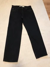 VTG Arizona Jean Company Men's Denim Jeans Black Size 34x32 Made in Mexico