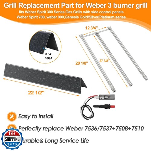 SafBbcue Grill Parts Kits for Weber Spirit 300 700 900 Genesis Silver/Gold B/ - Picture 4 of 5