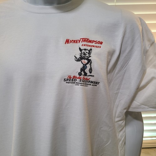 Camiseta de Colección DRAGSTER/GASSER Carrera MICKEY THOMPSON Varillas Pistones Equipo de Velocidad. - Imagen 3 de 5