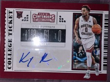 Ky Bowman Boston College BC Basketball Panini Autograph Rookie Card GS Warriors