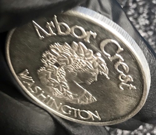 ARBOR CREST WASHINGTON PLATA ARTE REDONDO, SITIO HISTÓRICO, 1 OZ. .999 PLATA! - Imagen 8 de 9