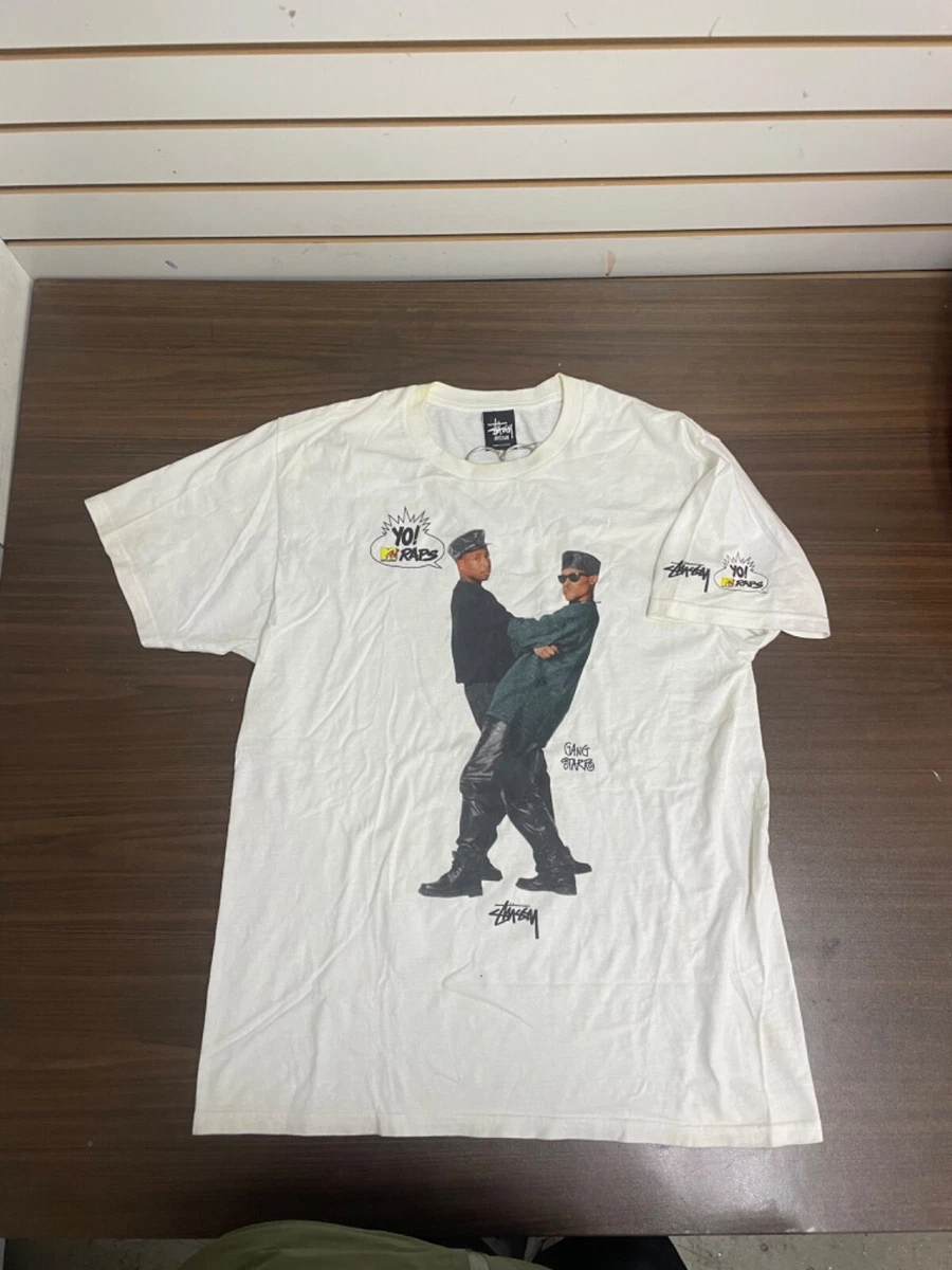 Stussy Yo MTV Raps! Gangstarr medium shirt hood condition rap