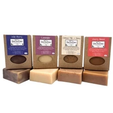 River Creek Farm, Goat Milk Soap Variety Pack, 4 Bars
