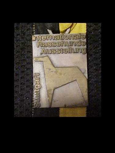 Barsoi/Windhund 1966 Stuttgart Medaille - Bild 1 von 2