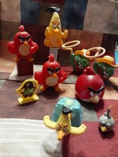 9 Pc. Angry Birds The Movie 2016 Figures McDonalds Toys Lot