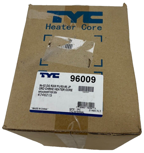HVAC Heater Core TYC 96009 - Picture 4 of 4
