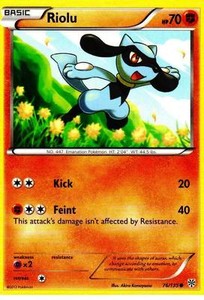 Riolu 76/135 B&W Plasma Storm Common PERFECT MINT! Pokémon