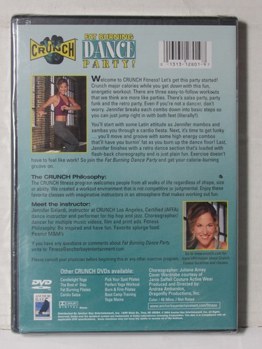 Fat Burning CRUNCH Dance Party Workout NEW Jennifer Galardi DVD buy 2 get 1 FR%E - Bild 2 von 3