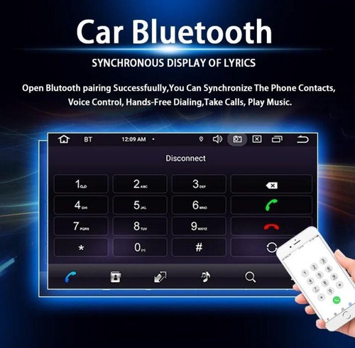 10.4" Android Navigation Car Gps Stereo Tesla Style Carplay For Dodge Ram 1500 - Picture 13 of 22