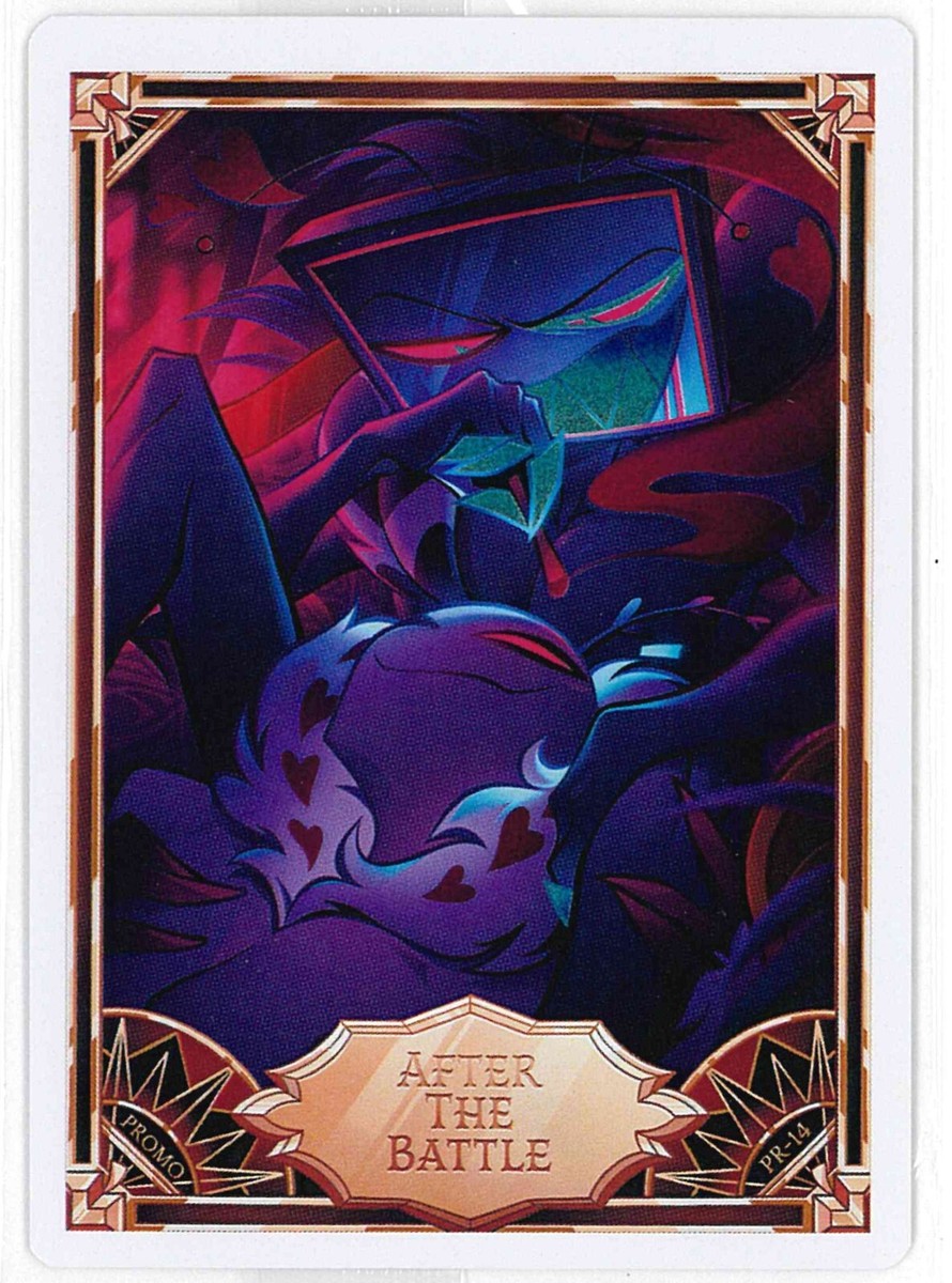 Hazbin Hotel Vox & Val After The Battle PROMO Card PR14-SOLD OUT, NEW, UNOPENED!