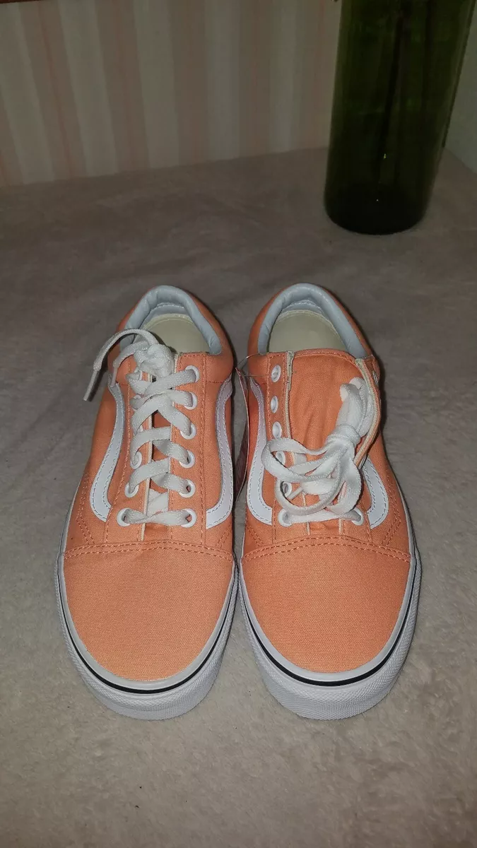 Vans old skool sales peach pink