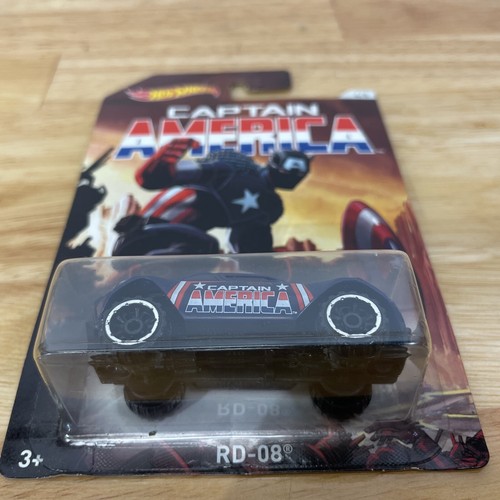 RD-08 2015 Mattel Hot Wheels Marvel Comics Captain America #4/8 H2 - Picture 5 of 5