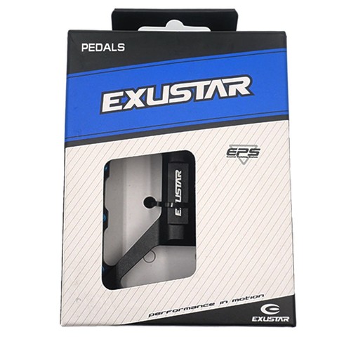 Exustar E-PB557 Slim Profile CNC Machined Enduro BMX Bike Pedal Red Blue Black - Picture 5 of 9