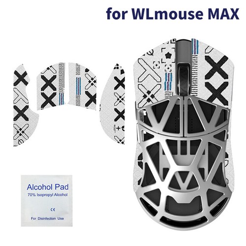 Anti-Slip Mouse Grip Tape Skate Sticker For WLmouse MAX Gaming Mouse E-Sports - Afbeelding 15 van 22