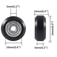POM Pulley Wheel Roller Printer Bearing 10pcs For Creality 3D Pirnter Ender 3 5