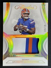 ANTHONY RICHARDSON 9 /10 GOLD ROOKIE JERSEY PATCH 2023 PANINI FLAWLESS FOOTBALL