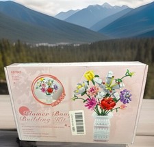 JDHTMTCBGX Flowers Bouquet Building Set 10 Artificial Flower KB7042 6 Age