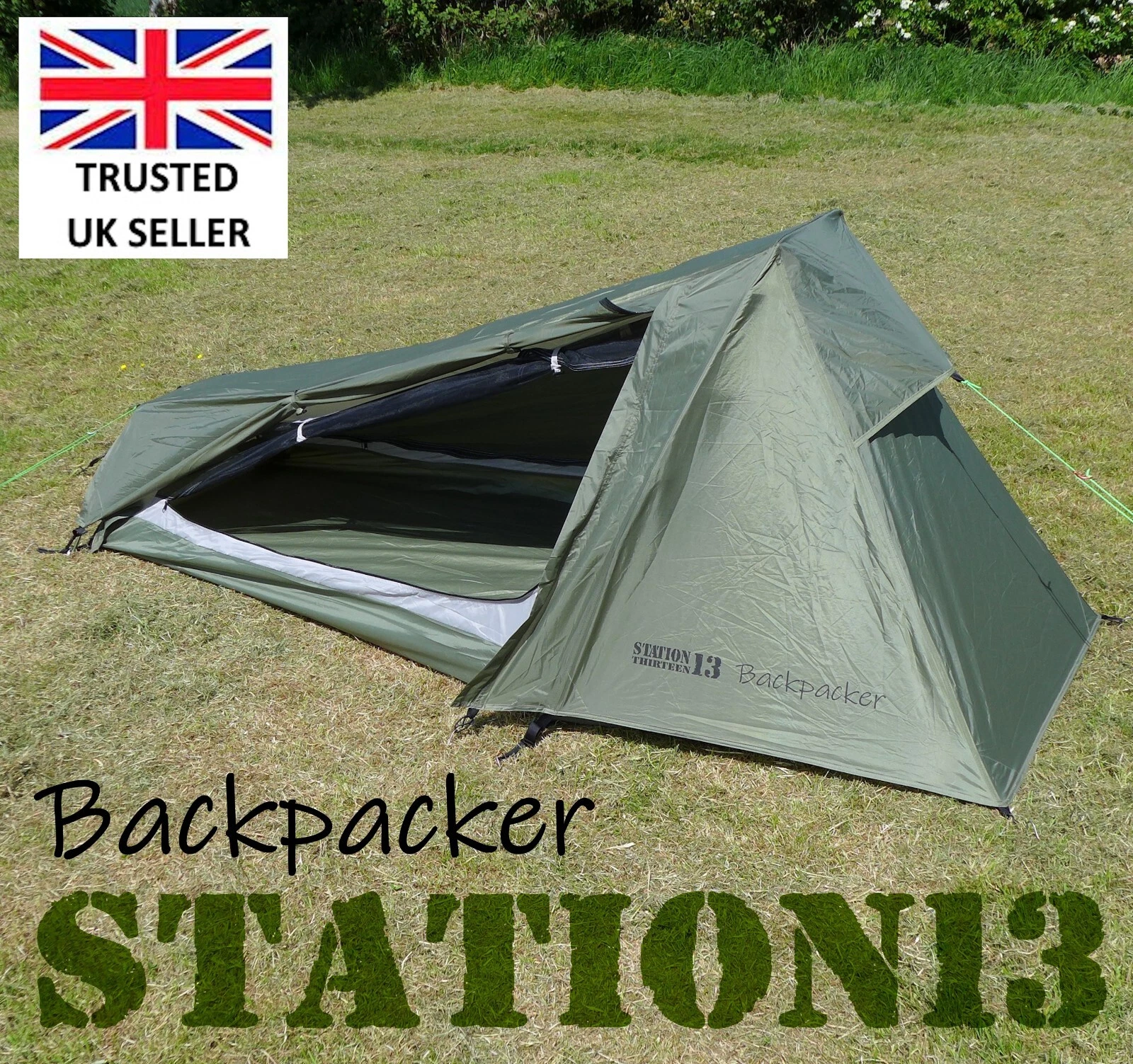 1 Person 2/3 Season - Lightweight Backpacking Tent 1.43kg - STATION13 Backpacker