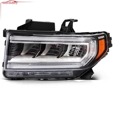 Left Side Headlight Assembly For 2020-2023 GMC Acadia SLE SLT Denali w/LED DRL
