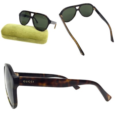 GUCCI black aviator unisex sunglasses never worn with case #GG0159SN GG0159S Avaitor main image 2