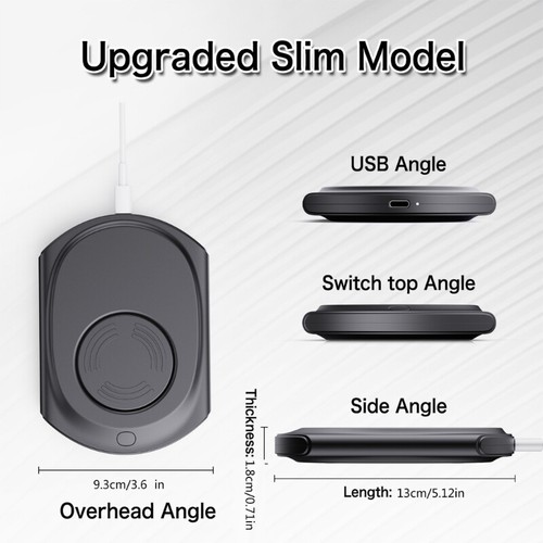Souris Jiggler, Adaptateur de Port USB Détectable Mouse Mover, Souris Wiggler Shaker - Photo 8/8