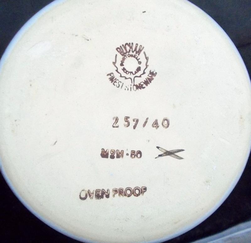 Buchan Thistleware 1.25 Qt Round Covered Casserole #257/40