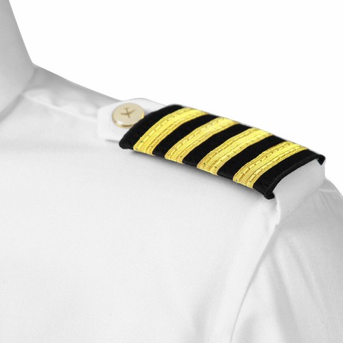 1 par de charreteras uniformes de piloto profesional - Imagen 33 de 35