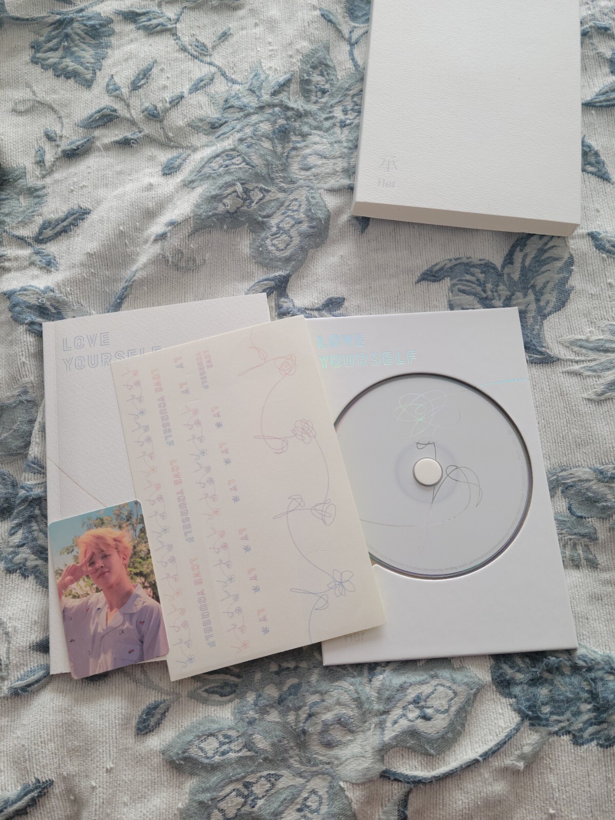 BTS Love Yourself Her Album (Version O) w/ Jimin PC, Notes And Stickers