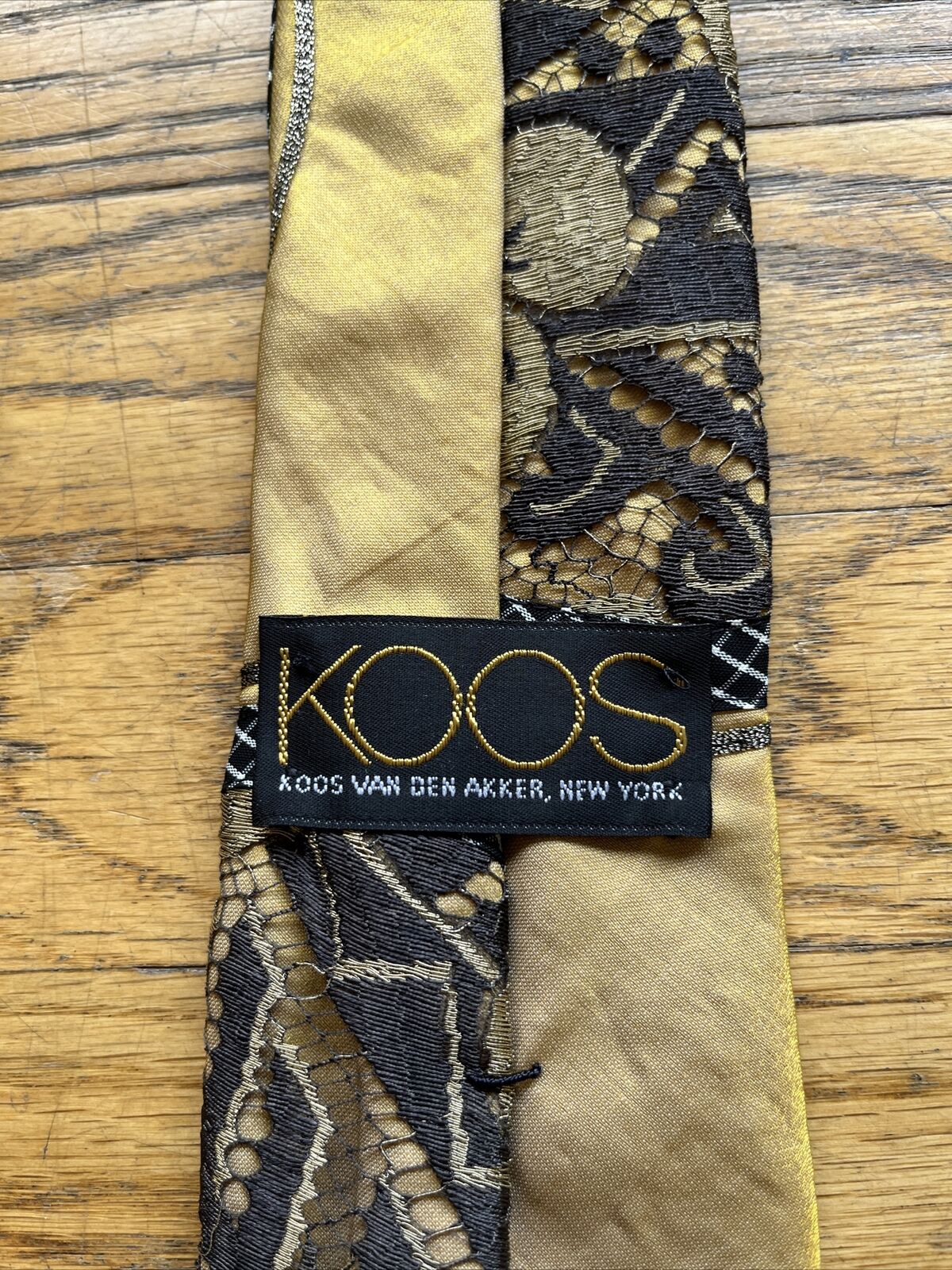 Vintage Koos Van Den Akker Men’s Tie, Iridescent … - image 5