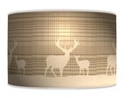 Trees Stag Deer Tartan Plaid Beige Handmade Lampshade Pendant Lamp Shade  #638