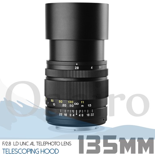 Oshiro 135mm f/2.8 LD UNC AL Manual Telephoto Lens for Canon EOS EF-Mount - Picture 4 of 10