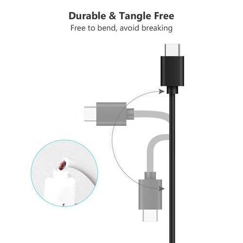 6FT USB Cable Type C Fast Charger For Samsung Galaxy S8 S9 S10 S20 Note 9 10 20 - Picture 5 of 12