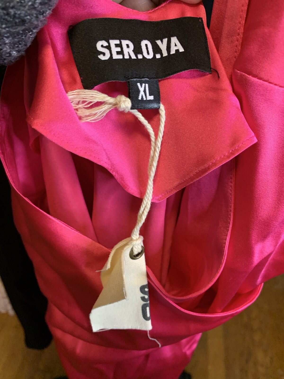 NWT Ser.O.Ya Hot Pink Sz Xl Silk