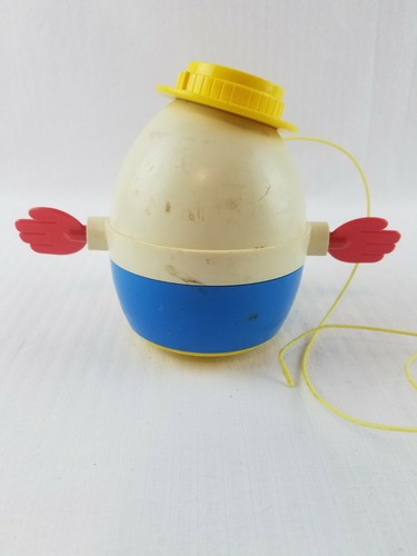 Giocattolo vintage Fisher Price Humpty Dumpty Pull #736 - Foto 2 di 5