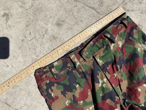 Swiss Alpenflage BDU Pants size 44 80 Camo Camouflage Military Medium Long - Picture 5 of 7