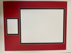 Picture Framing Mat 11x14 for 8x10 sports card #28 Your Choice of team colors
