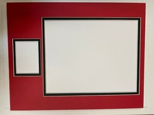 Picture Framing Mat 11x14 for 8x10 sports card 28 Your CHOICE of team colors