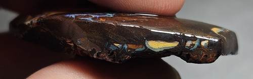 Paquete de frotamiento de ópalo de roca de Koroit azul verde matriz lapidaria 310,5 quilates en bruto - Imagen 21 de 23