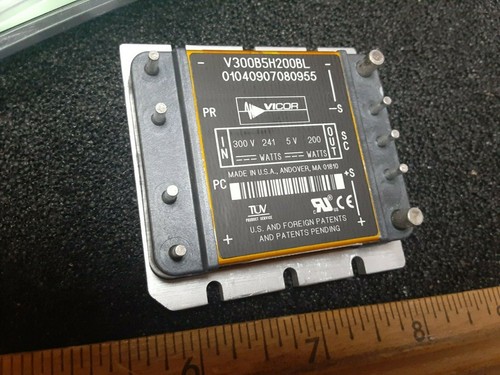 Vicor V300B5H200BL Mini DC/DC CONVERTER 300V 5V 200w - Picture 3 of 6