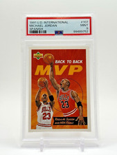 Michael Jordan - 1991 Upper Deck UD Spanish International #107 PSA 9 - LOW POP
