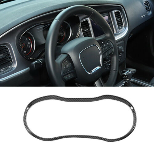 24pcs Full Interior Console Cover Trim Kit for Dodge Charger 2015+ Carbon Fiber - Picture 3 of 12