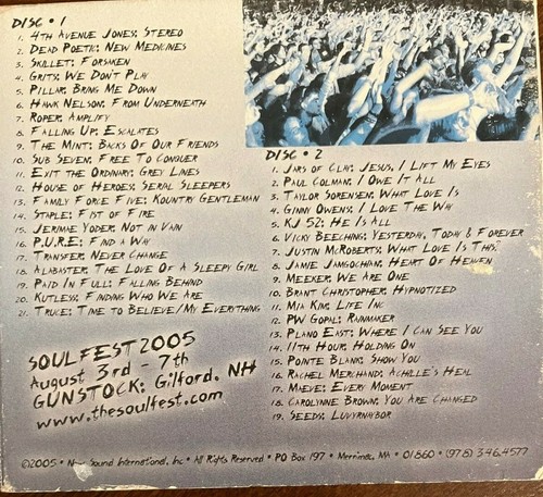 Soulfest 2005: Living The Revolution New Music Sampler 2 CD Gunstock Guilford NH - Picture 2 of 2