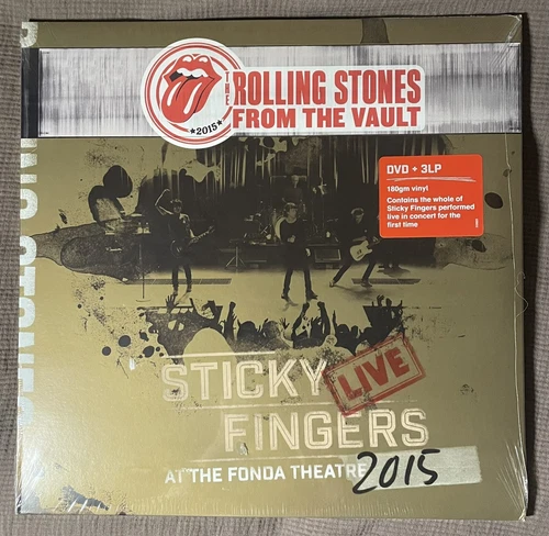 ROLLING STONES STICKY FINGERS Live At The Fonda Theatre 2015 3LP VINYL DVD NEW